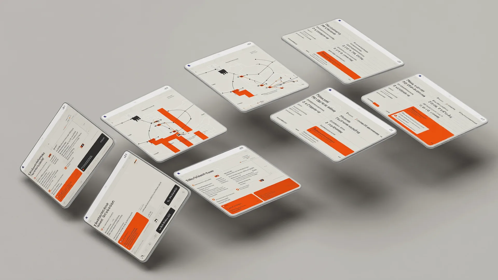 Fleetwise screens laid out